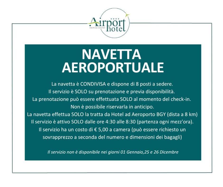 Airport Hotel Bergamo Bagnatica Eksteriør bilde